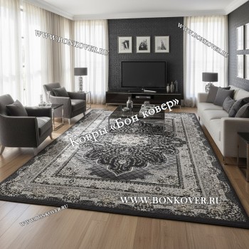 Ковер Для гостиной дизайн 68 Турция Серый